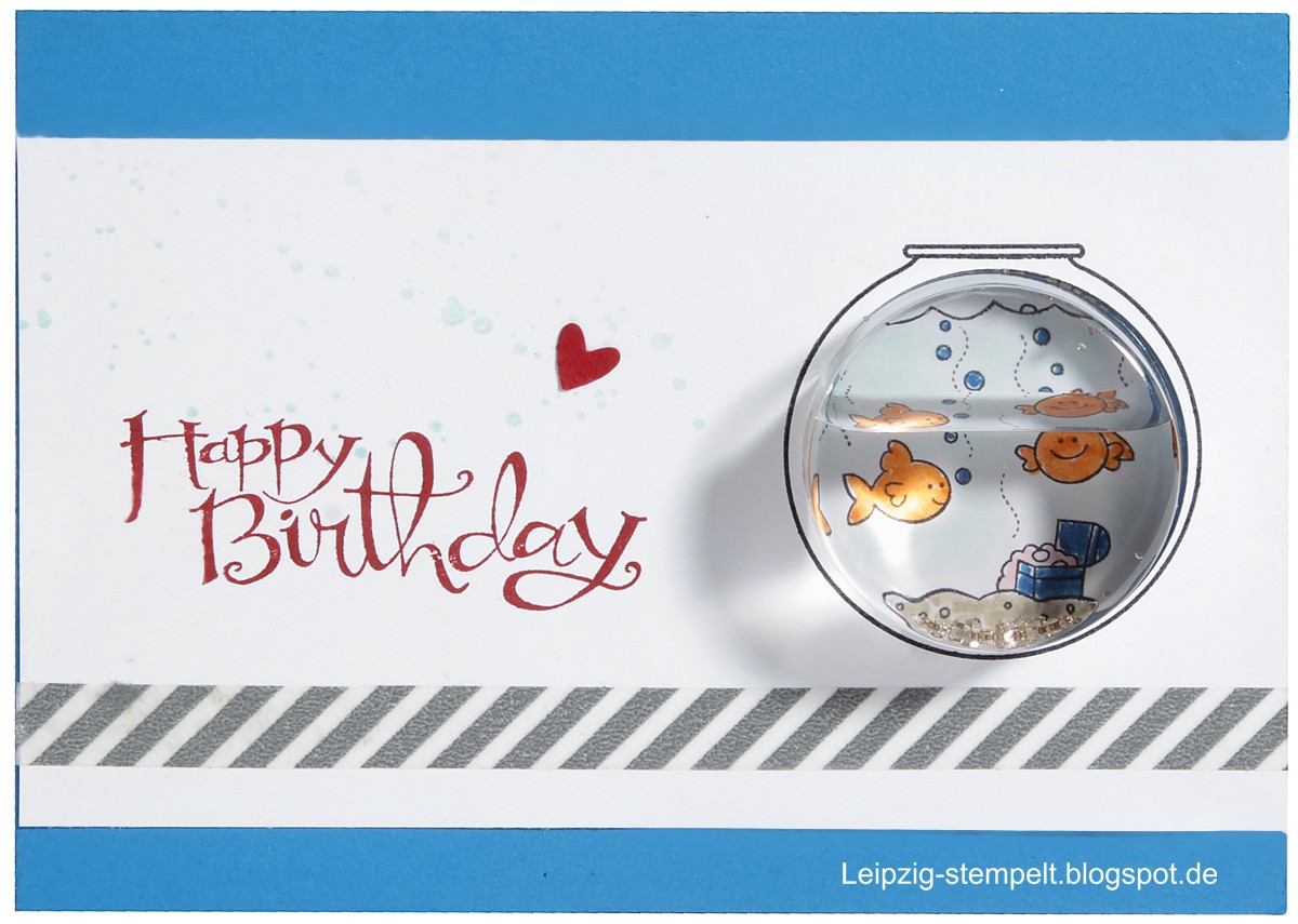Aquarium Stampin up | Karten handgemacht, Grußkarten handgefertigt