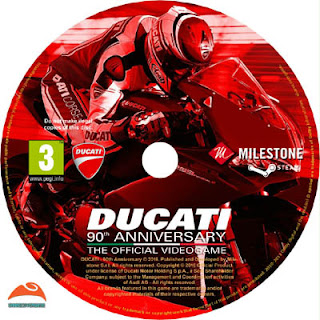 DUCATI 90th Anniversary Disk Label