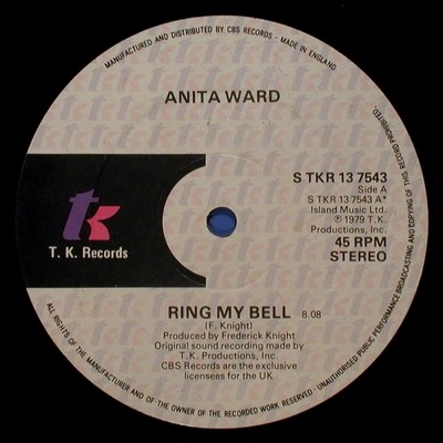AL FIN MÚSICA !! : ANITA WARD: "RING MY BELL" - 1979.