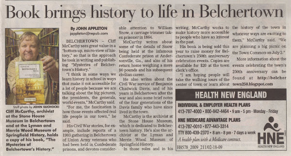"Mysteries of Belchertown's History"