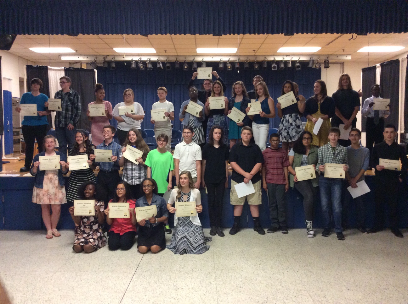 Talking Taylor Schools HOOVER MIDDLE SCHOOL holds honors' ceremony