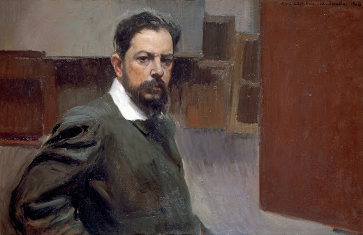 Autorretrato en el estudio, Joaquín Sorolla Bastida, Joaquín Sorolla Bastida, Retratos de Joaquín Sorolla, Joaquín Sorolla, Pintor español, Retratista español, Pintores Valencianos, autorretrato