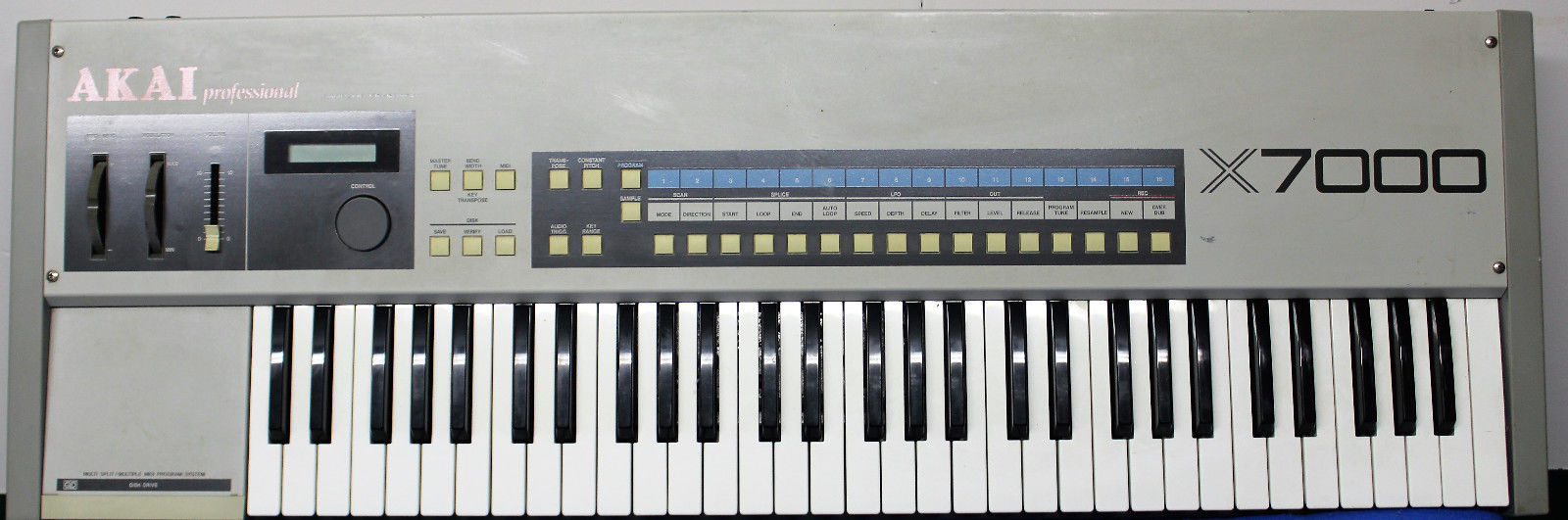 same sound as S612 S950 Akai AKAI X-7000 Vintage Analog Sampler Keyboard w/ SXM-007 