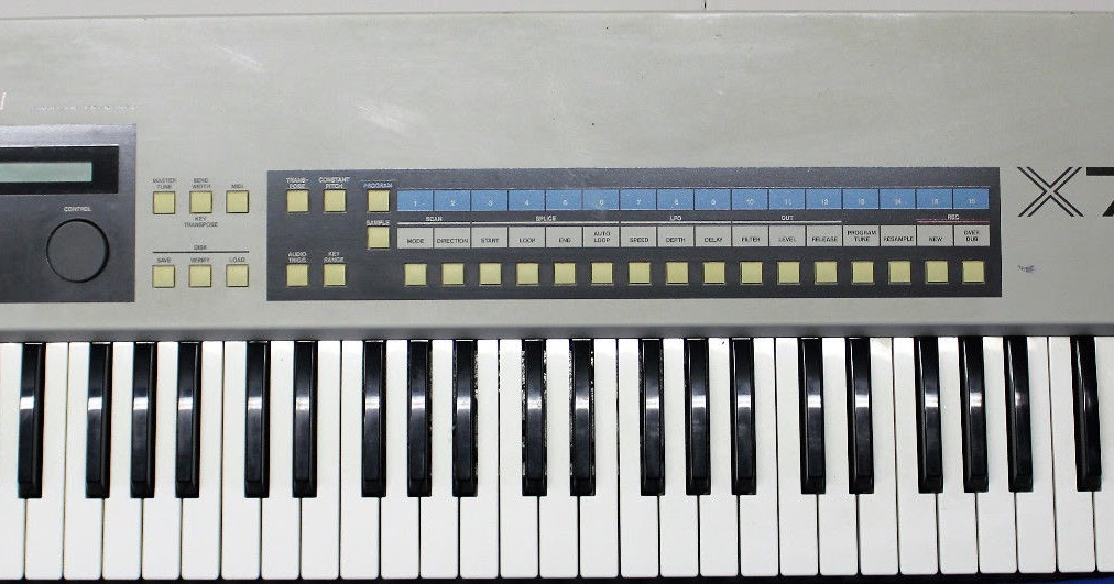 MATRIXSYNTH VINTAGE AKAI X7000 12BIT SAMPLING KEYBOARD & SYNTHESIZER