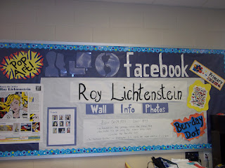 Happily Ever After...An Art Teacher's Fairy Teal: Facebook Bulletin Board