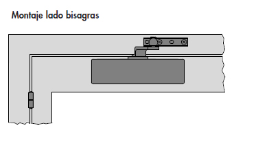 Casa de este alojamiento: Instalacion de puertas que se abren hacia