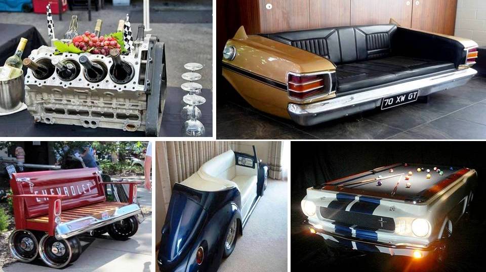 Creative Ideas To Repurpose Old Car Parts Decor Units