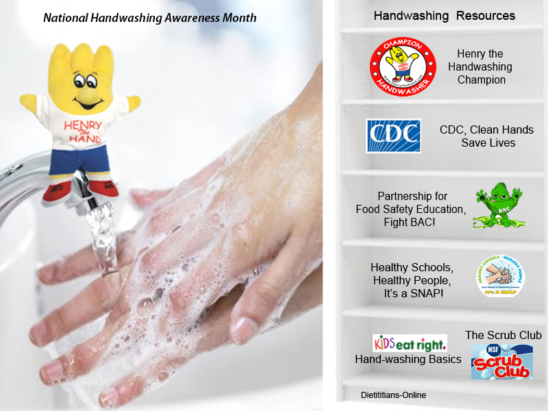 Dietitians Online Blog National Handwashing Awareness Month Resources