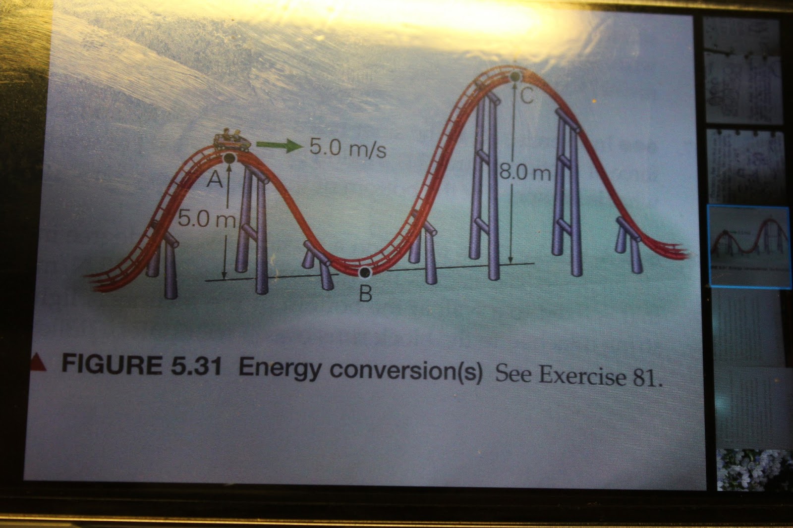 The Physics World of Wonder: Energy Problem (The Roller Coaster)
