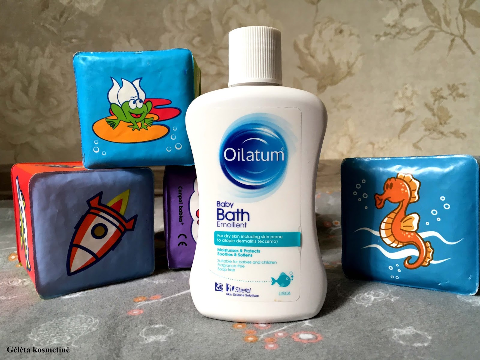OILATUM Baby Bath Emollient vonios aliejus emulsija sausai