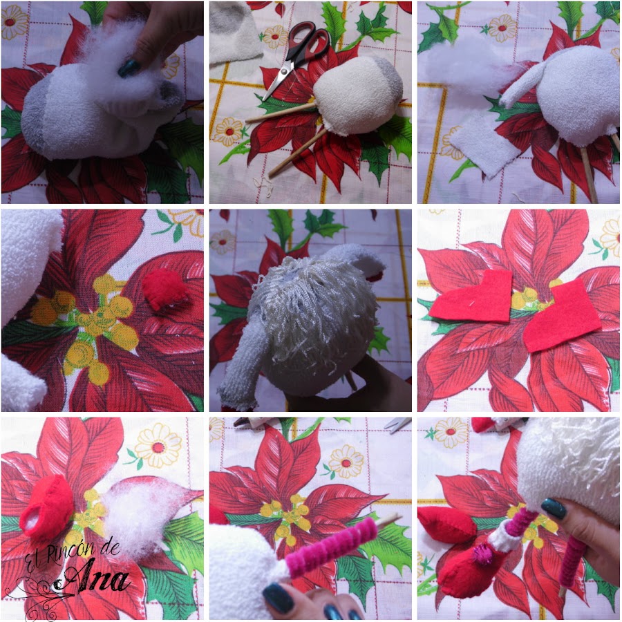 Gnomo navideño y Trufas de chocolate