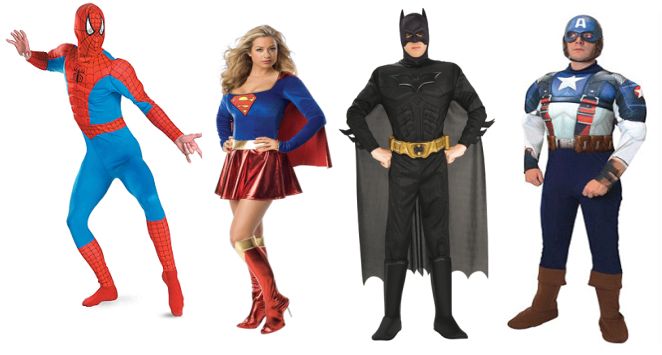 In een superheld naar feest of carnaval | Feest kostuums