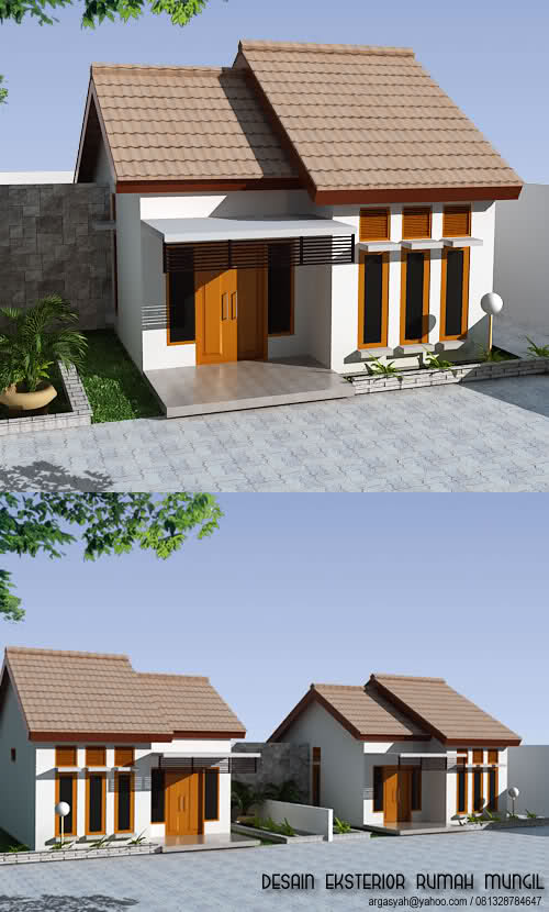 Argajogja's Blog: Desain Fasad Rumah Mungil Minimalis 2 Cluster