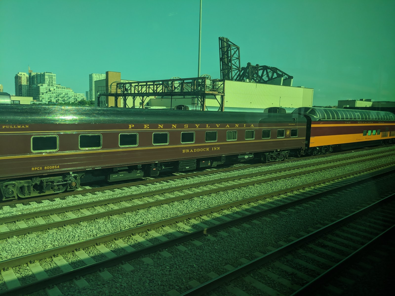 Spotted Vintage Passenger, Baggage and Observation Cars in Union