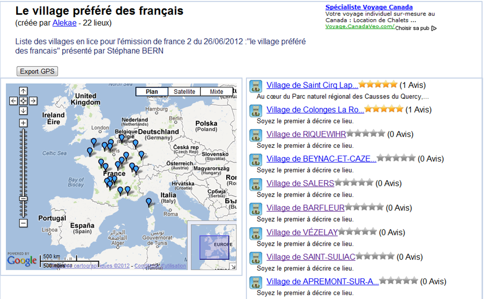 Liste Des Villages Préférés Des Français 2022