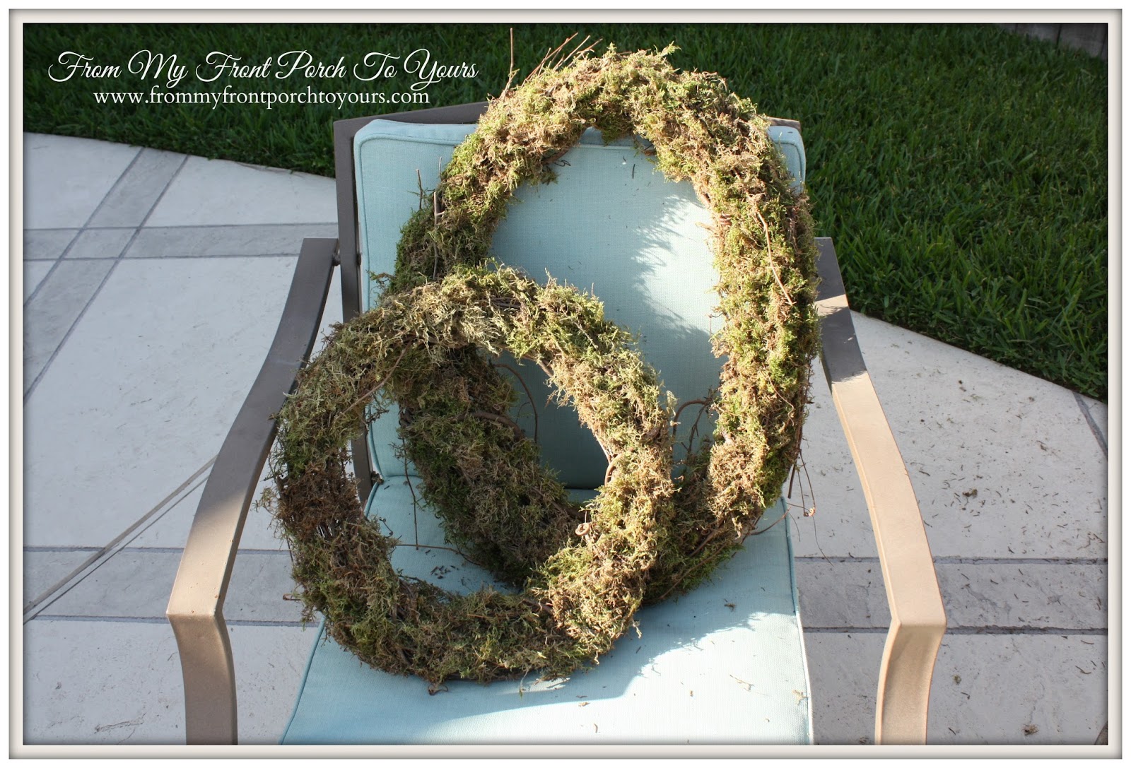 From My Front Porch To Yours Easy DIY Moss Wreath