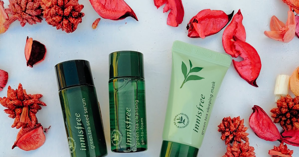 Innisfree Green Tea Night Regime Kit Review