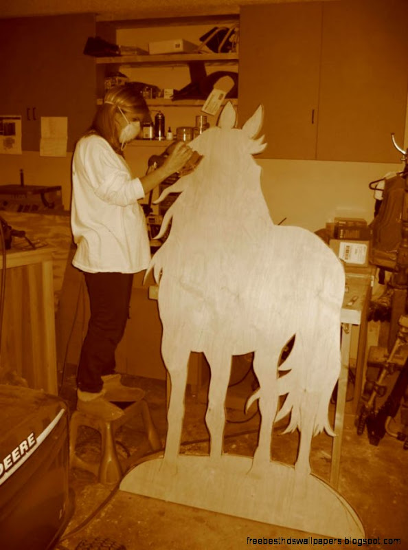 horse murals 2015   Grasscloth Wallpaper