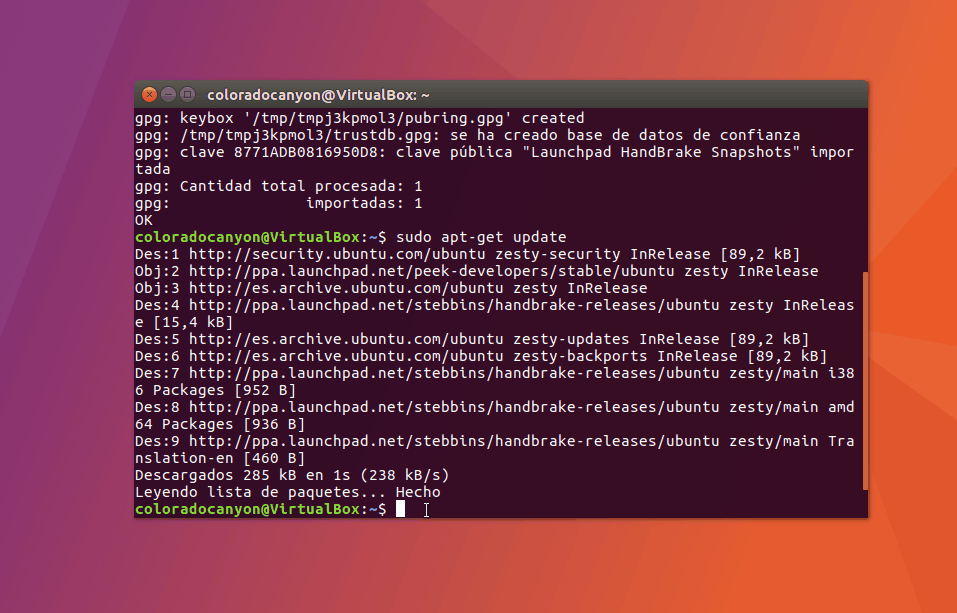 reducir tamaño de video con Handbrake en Linux Ubuntu Aplicaciones de