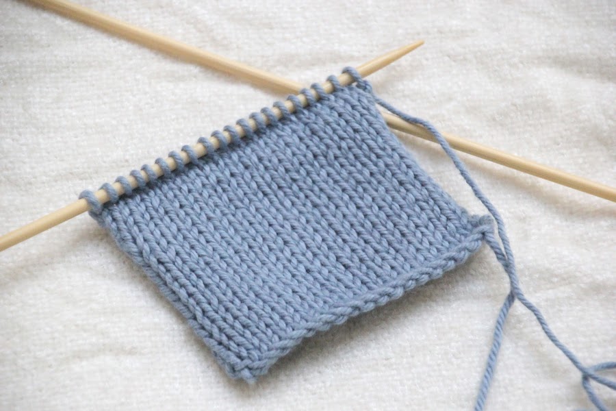 curso aprender a tejer punto jersey punto media. Blog costura y diy.