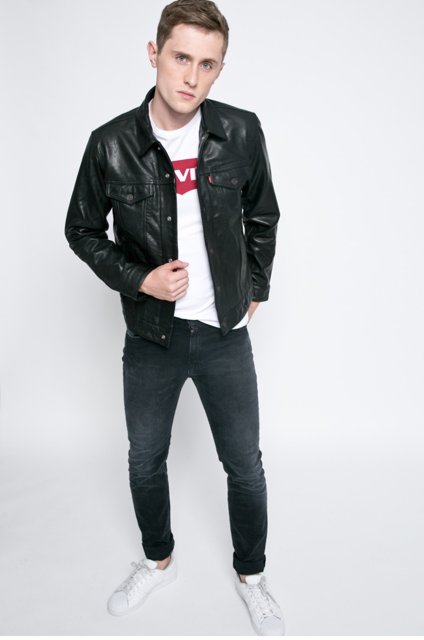 geaca de piele levis