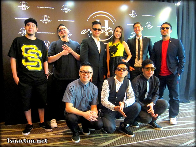 A group photo of the artistes performing at H-Artistry Penang 2013