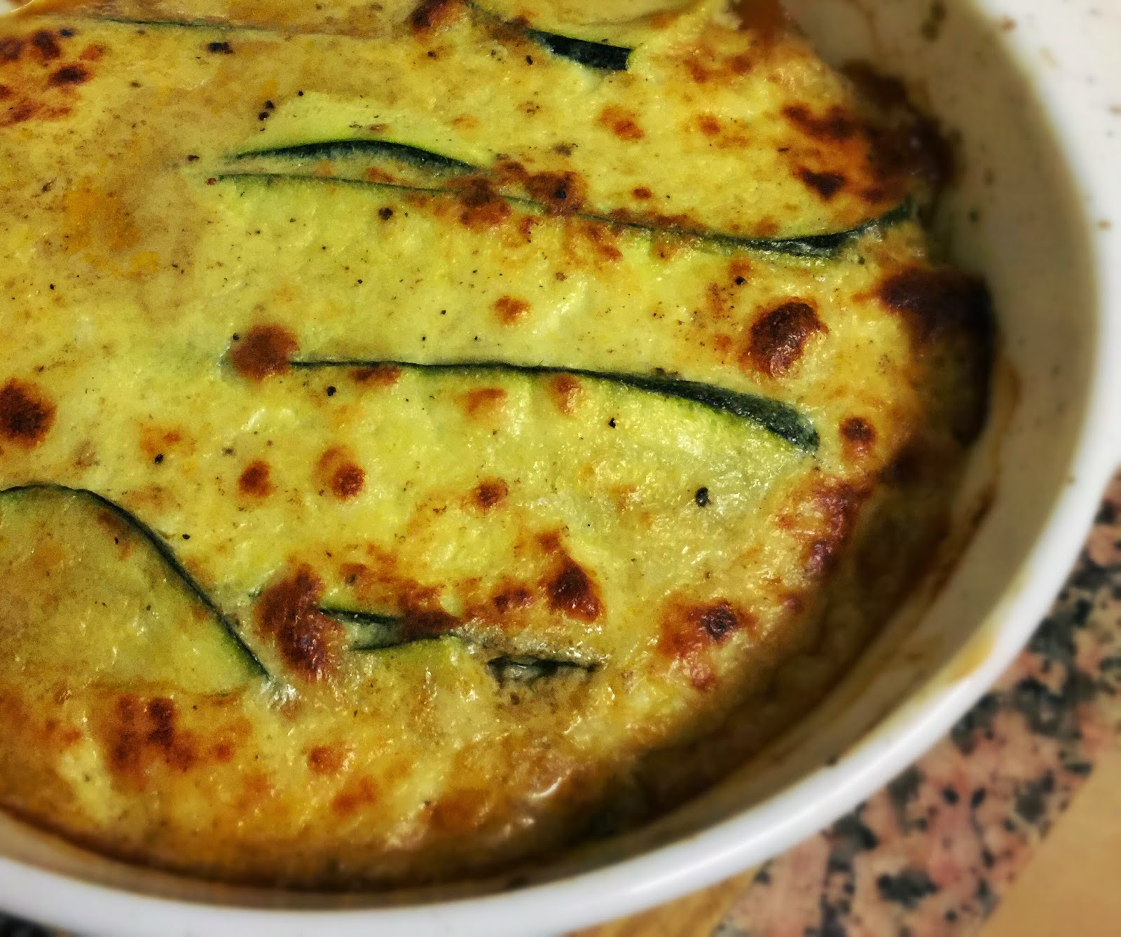 Mrs C's Recipe Corner Aubergine, Mince and Courgette Bake