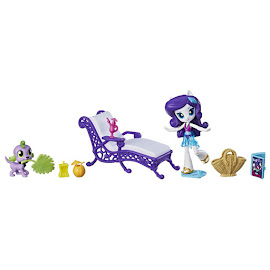 My Little Pony Equestria Girls Minis Beach Collection Relaxing Beach Lounge Set Rarity Figure