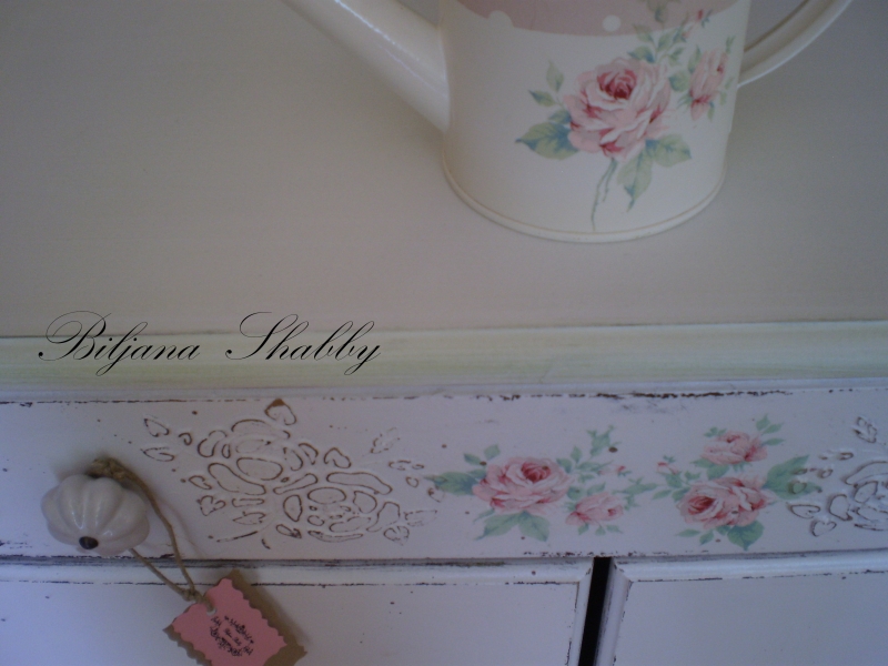 Biljana Shabby Decoupage namjestaj & English chic komoda