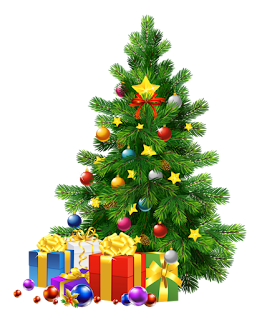 Christmas Tree With Gifts Transparent PNG Image