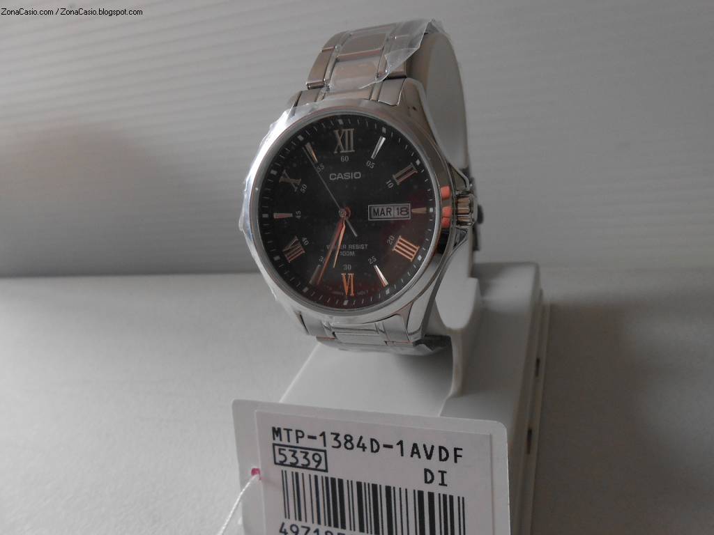 Reloj Casio MTP-1384L-7AV analogico con correa de piel