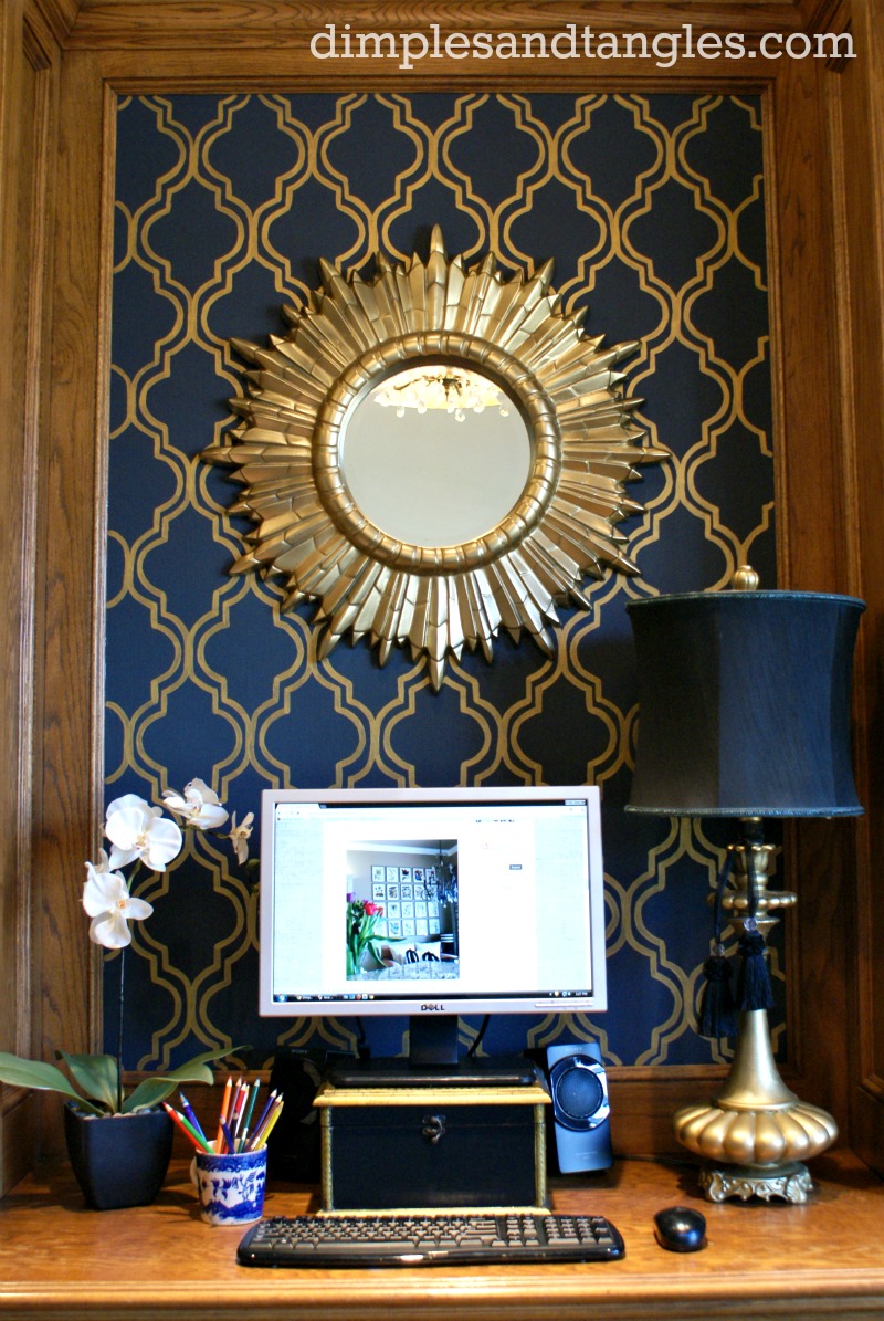 PAINT AN ACCENT PANEL WALL - Dimples and Tangles