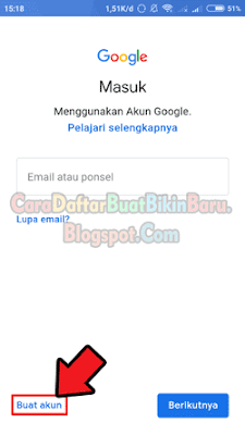 daftar akun google play store