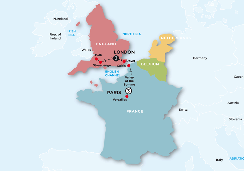 маршрут от санкт петербурга до великобритании. лондон и берлин на карте.