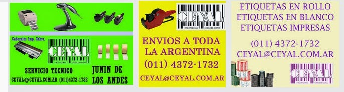 Envio Provincias Argentinas Consumible Zebra chaco resistencia av alberdi  av. alvear Av belgrano