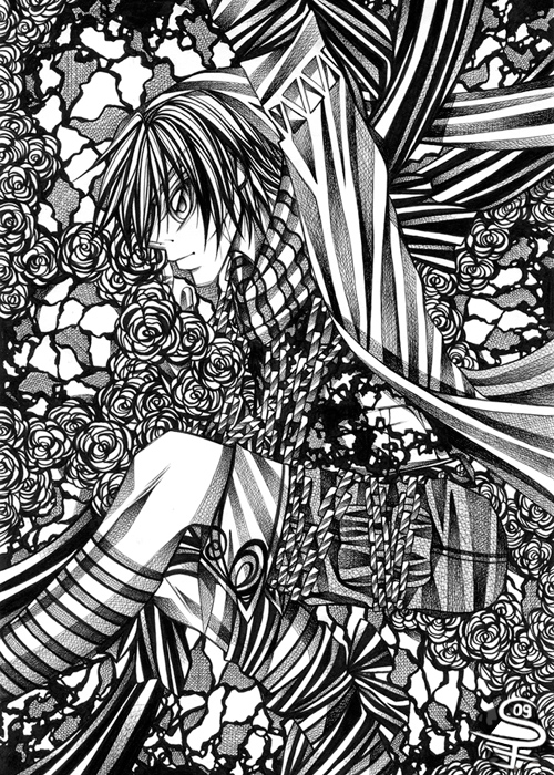 18-Captured-Sandra-Filipova-DarkSena-Manga-Black-and-White-and-Colour-Detailed-Drawings-www-designstack-co