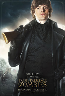 Pride and Prejudice and Zombies Sam Riley Poster