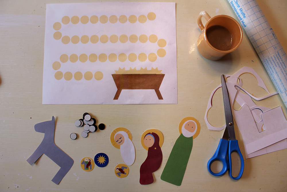 Many Mercies Nativity Fast Calendar (40 Day Advent) Printable (with