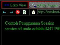 Menggunakan Session 