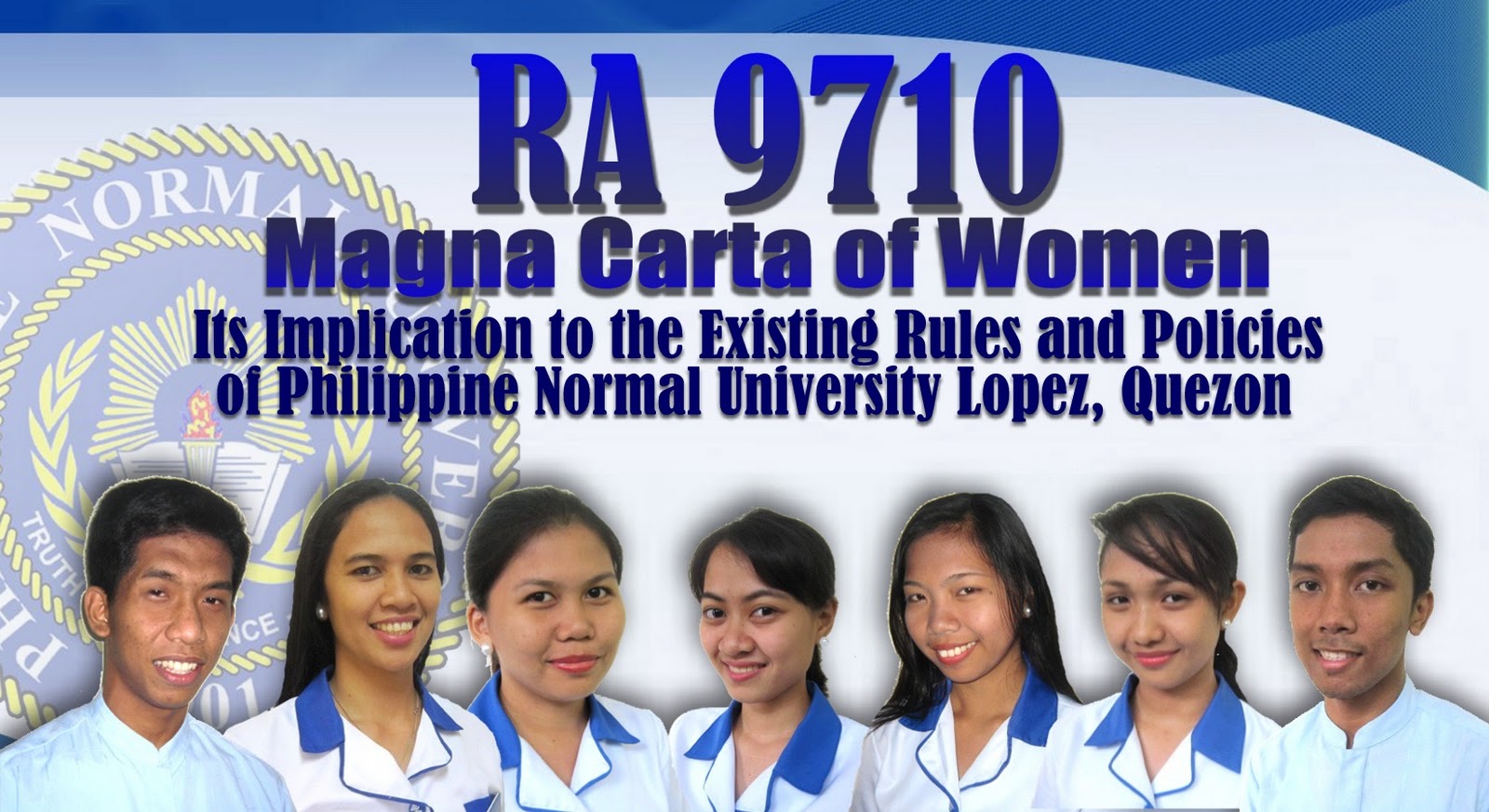 A Teacher's Mémoire: RA 9710 (MAGNA CARTA OF WOMEN): ITS IMPLICATION TO THE EXISTING RULES AND