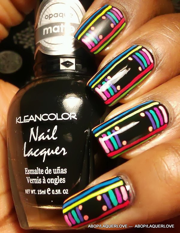 ANOTHER Bottle of Polish?!: Kleancolor - Madly Black, Sakura Gelly Roll ...