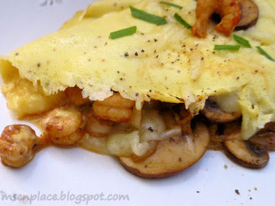 Crawfish Omelettes