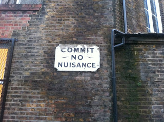 Old sign in Southwark, London SE1