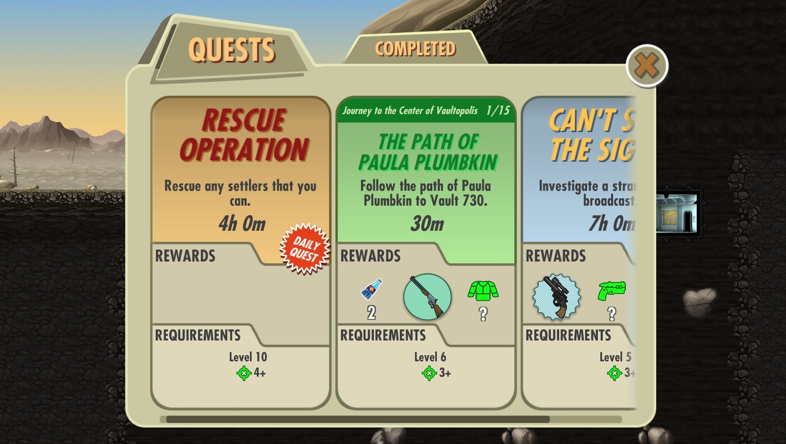 can you enter cheat codes of fallout shelter pc