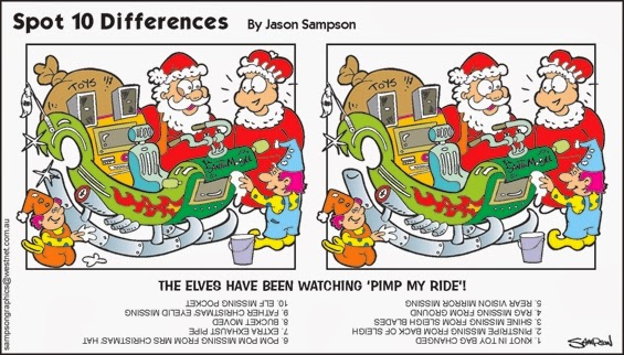 6 Easy Spot The Difference Christmas For Kids