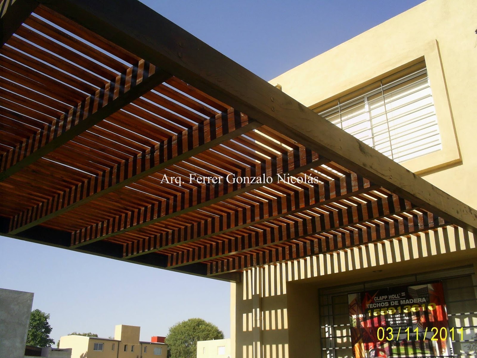 PÉRGOLAS CLÁSICAS DE MADERA CLAPP HOLL CÓRDOBA Clapp Holl® y