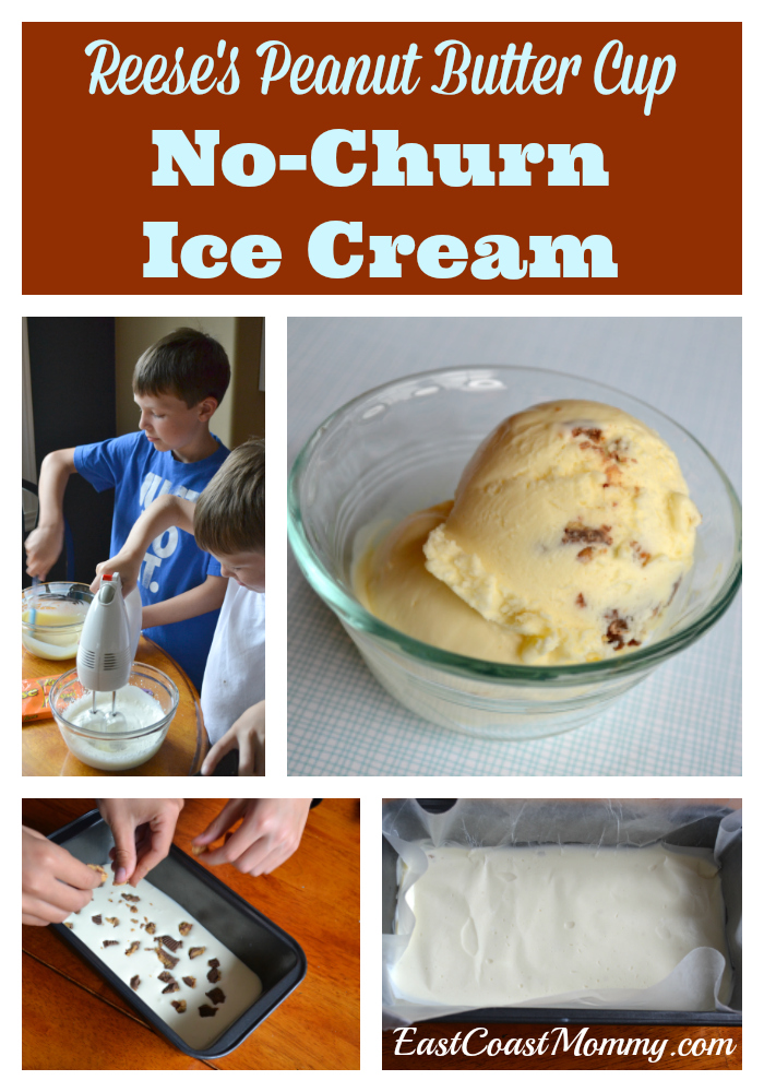 East Coast Mommy Reese's Peanut Butter Cup NoChurn Ice Cream