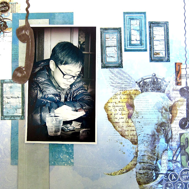 Life Is A journey Layout by Irene Tan using BoBunny Life In Color Collection