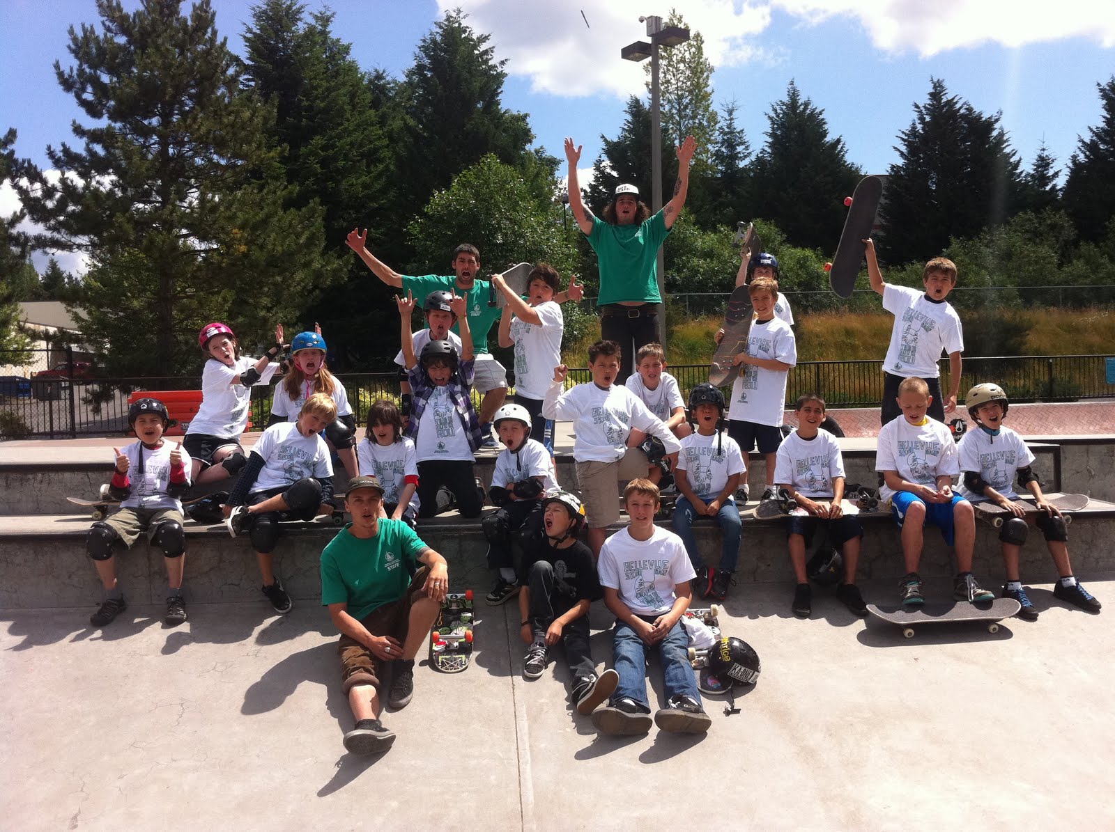 Bellevue Skatepark Summer Skate Camp Week 5