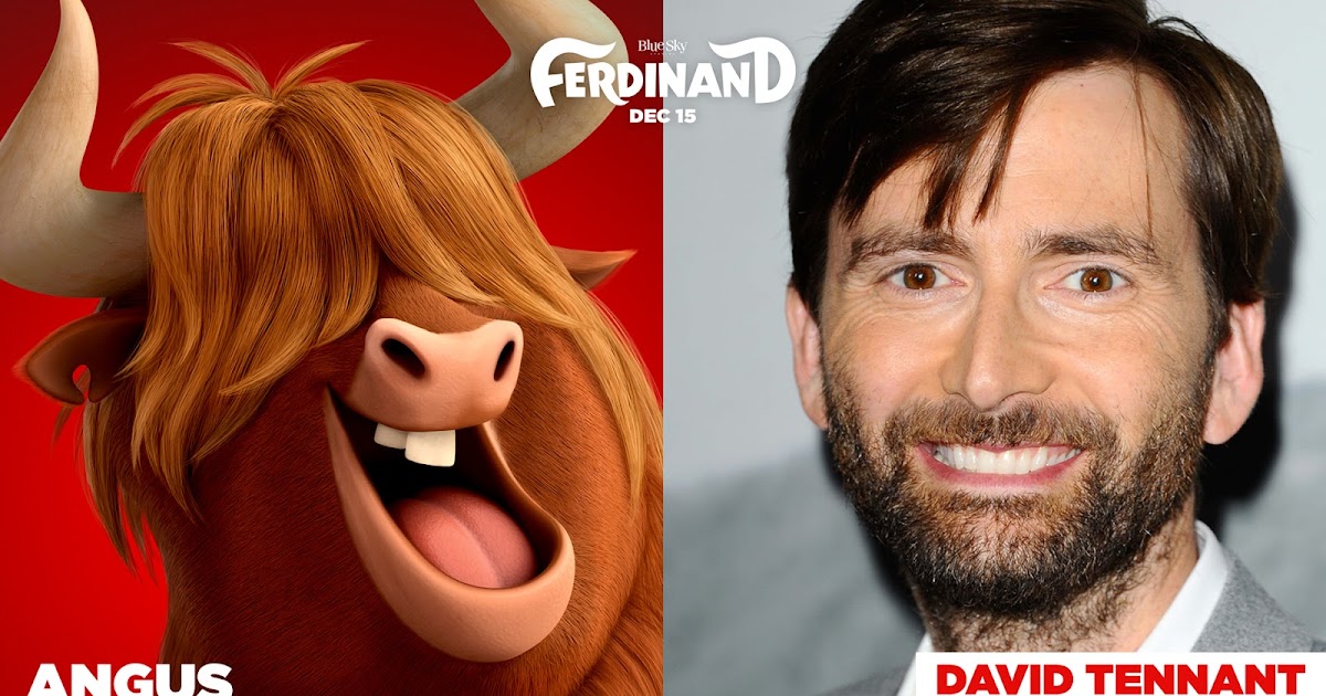 David Tennant Stars In New Animated Movie Ferdinand - Watch The Trailer Now!